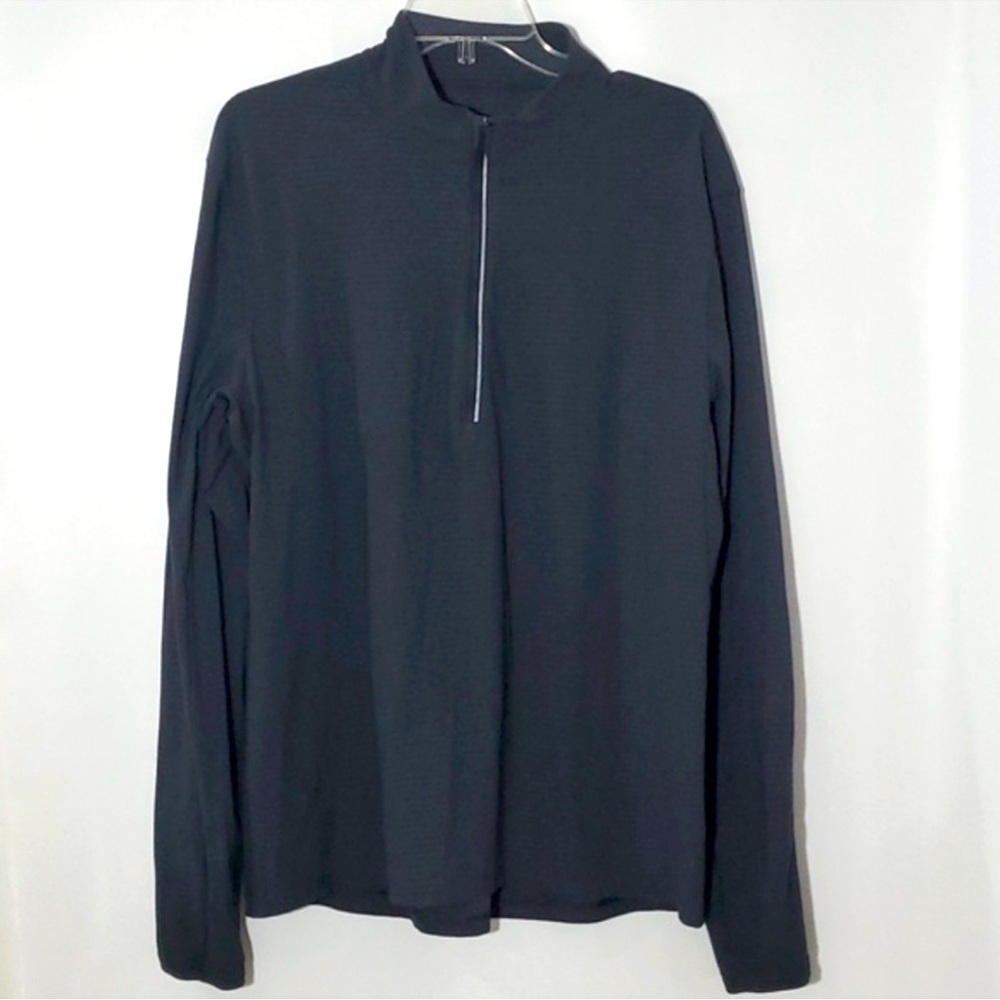 Lululemon Surge Warm Half Zip   Large Gray